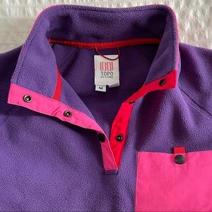 Topo Designs Color Block Fleece